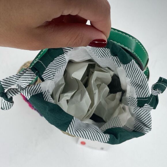 Zara Raffia Floral Mini Crossbody Bag NWT - Picture 12 of 12